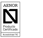 Logo AENOR accesibilidad TIC